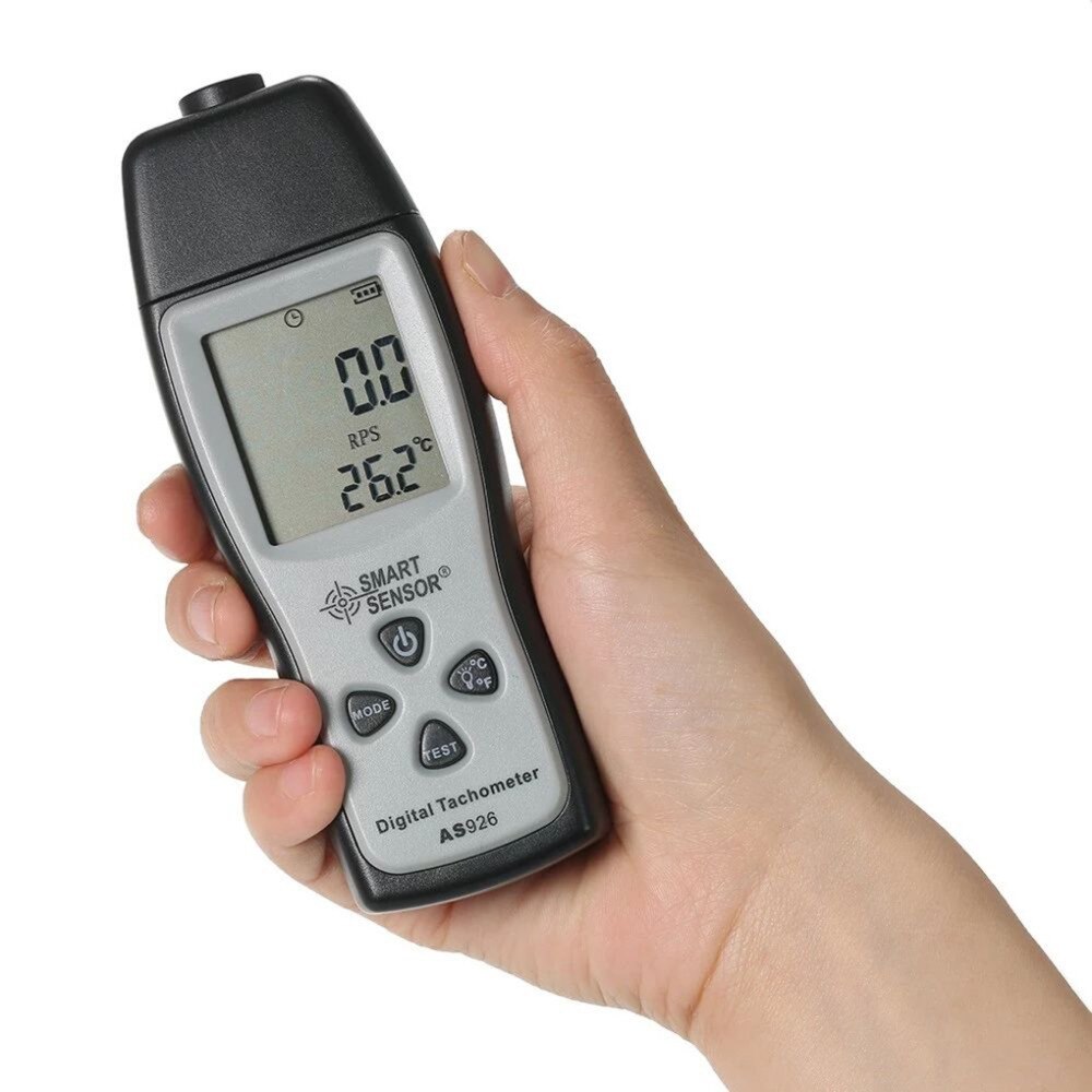Digital Tachometer Speedometer Car Electric Motor Non-Contact 100~30000 RPM Tester Meter