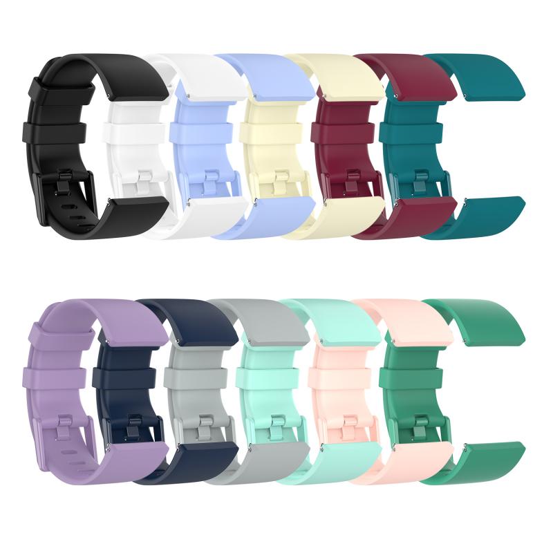 Correa de silicona para Fitbit Versa 2/LITE, repuesto de pulsera deportiva, accesorios para relojes inteligentes