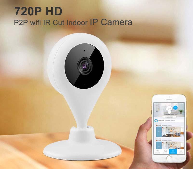 Draadloze WIFI HD 720P IP Camera ONVIF Outdoor Security Pan Tilt Nachtzicht