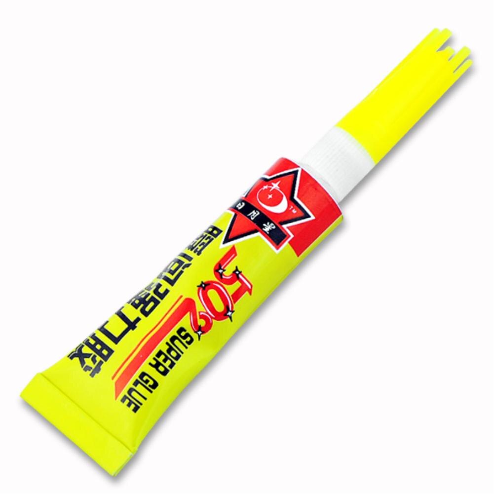 3 teile/los sofortig Schnell trocknend Cyanoacrylatklebstoff Starke Bindung Schnelle Leder Gummi Metall 3g Büro Liefert 502 Super kleber