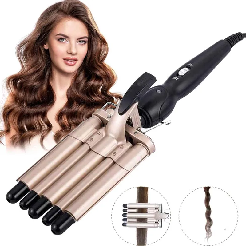 Hair Curler Auto Rotating Curler Microwave Heated LCD Display Hairs Wireless Electric Rollers Hair Curlers