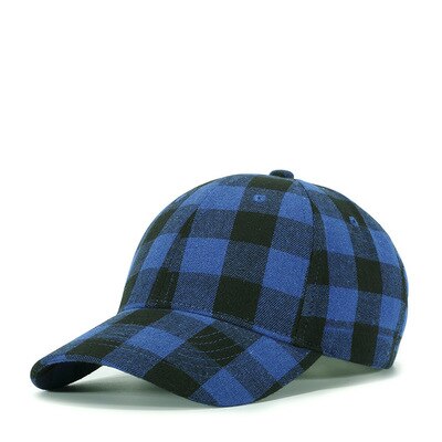 Red Plaid Men's Baseball Cap Snapback Bones Cap male Gorras Hombre Cotton Dad Hat Casquette Casual Women's baseball Cap: A11