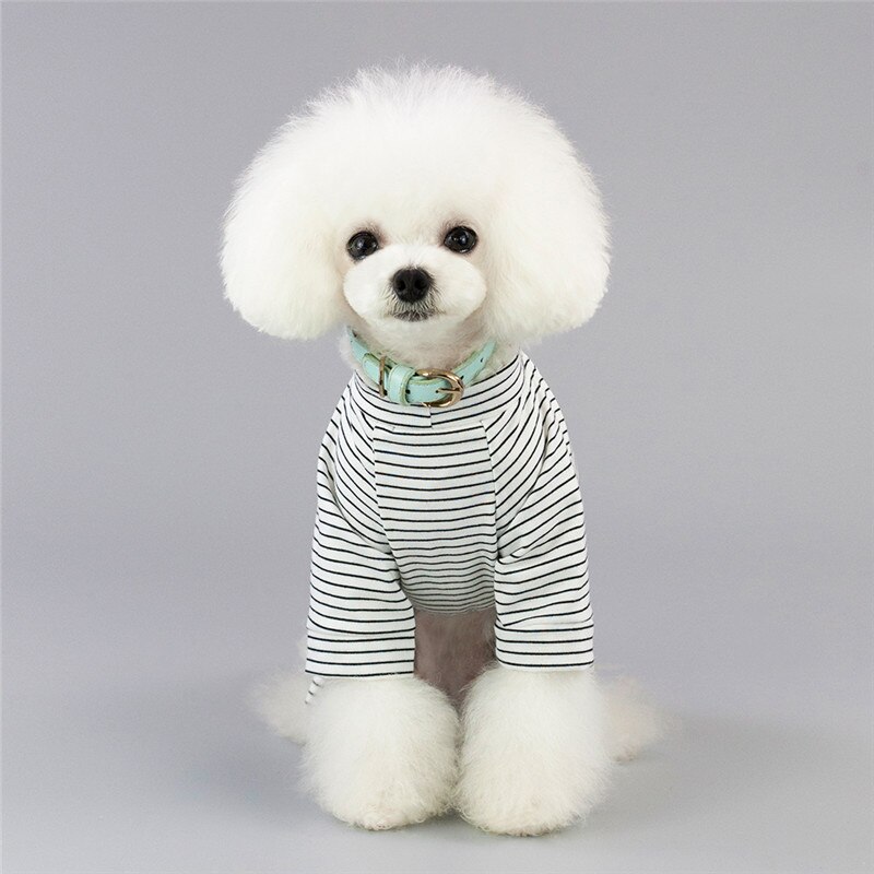 Ff135 dog summer jumpsuit rompers pet dog cotton coverall spring clothes