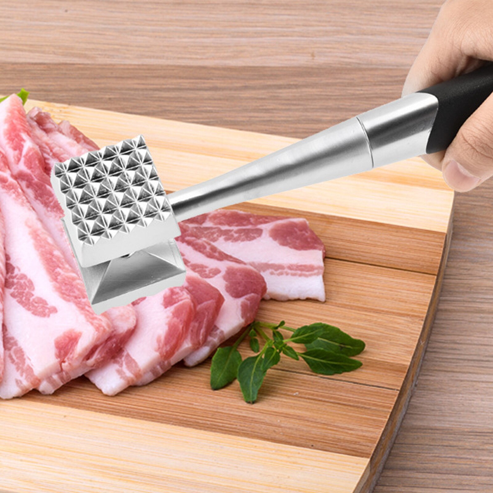 Keuken Tool Vlees Pounder Aluminium Metalen Vlees Mallet Tenderizer Voor Vlees & Gevogelte Gereedschap Steak Rundvlees Kip Hamer