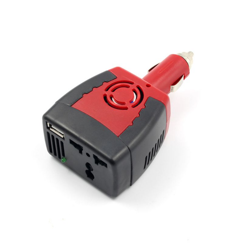 150 W Auto Omvormer USB Voeding DC 12 V-AC 220 V Converter met 2.1A Dual USB auto Adapter Universele Aansluiting