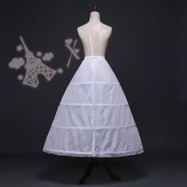 Enagua blanca barata para adultos, trajes de boda, 3 aros, 6 anillos, 4 anillos, accesorios de vestido de novia, ropa interior elástica