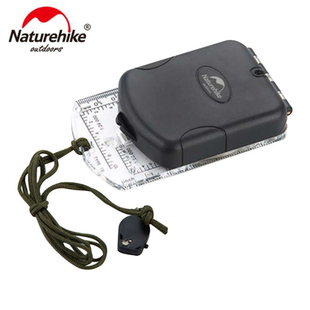 Naturehike Multifunctional Luminous Compass With LED Light Waterproof Hiking Climbing Compass Portable Handheld Outdoor hiking