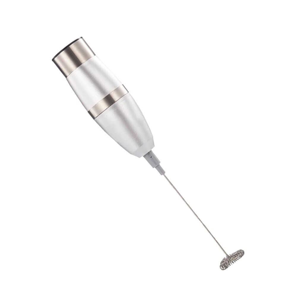 Handheld Electric Milk Frother Coffee Stainless Foamer Whisk Mixer Blend
