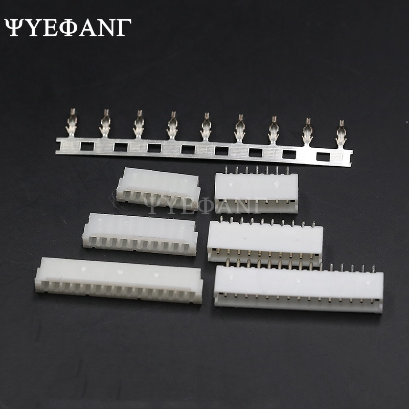 10 Set ZH 1.5mm Pitch Connector Micro JST Straight Pin 2/3/4/5/6/7/8/9/10P ( Pin Header + Housing + Terminal )