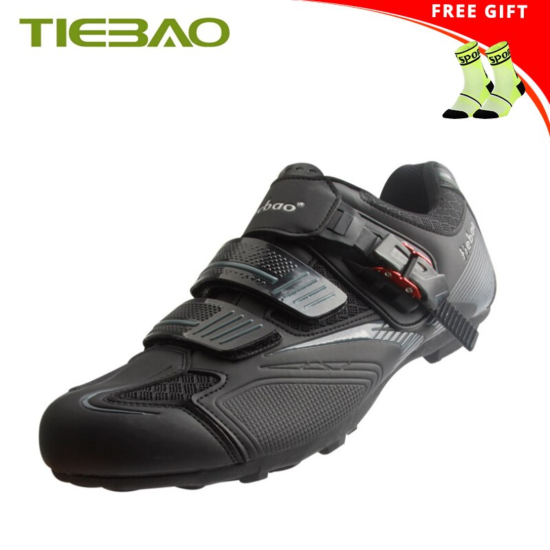 Tiebao cycling sneakers Breathable Unisex Road Bike Shoes Non-lock Rubber Soles outdoor sport Triathlon MTB Shoes Cycling Shoes: socks for 1760 B / 11.5