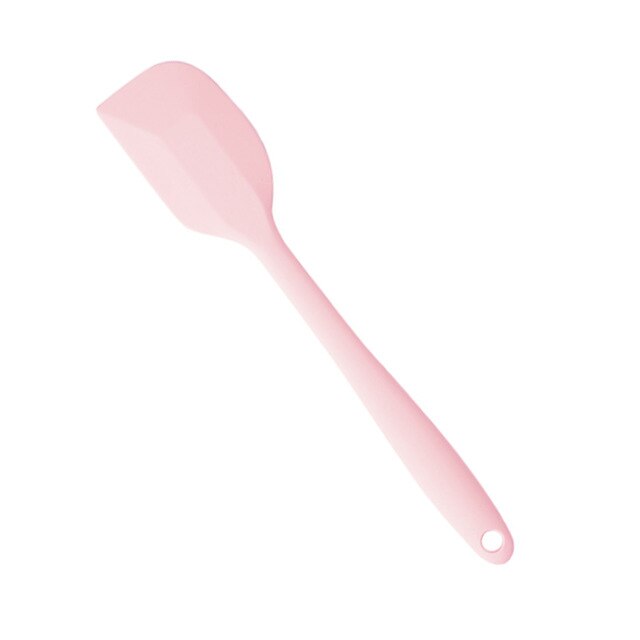 Silicone Kitchenware Cooking Utensils Kitchen Non-Stick Cookware Spatula Colander Mini Baking Tool Pink Handle Cooking: Spatula