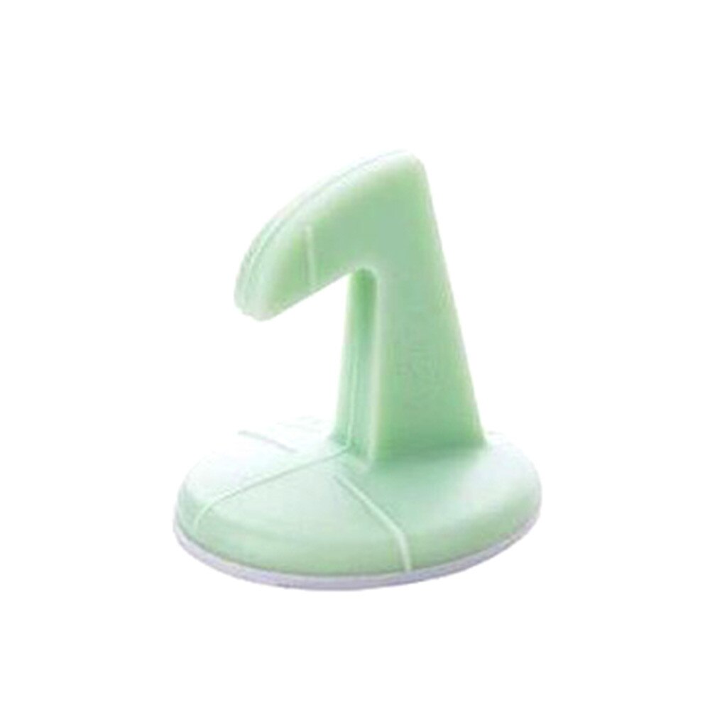 Door Stopper Silicone Door Lock Protective Pad Anti-Collision Stop Door Protector Tope Puerta Suelo Multifunctioal Door Holder: Green