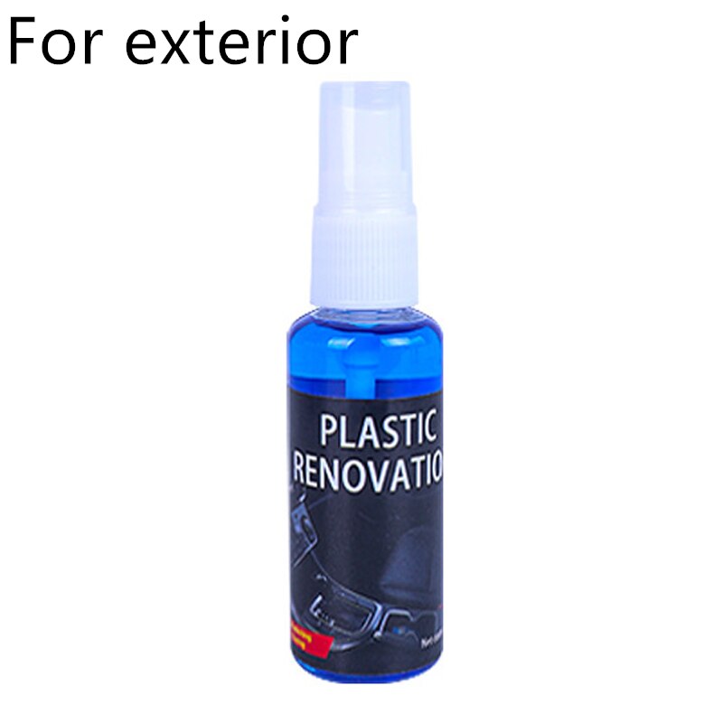 Car Accessories Interior 30ML Parts Retreading Agent Auto Car Plastic Part Retreading Coating Paste Maintenance Car Paint Care: For exterior