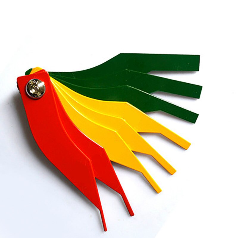 8 In 1 Brake Pad Measuring Tool Gauge Feeler Tester Scale Lining Thickness Wear Meter Thickness Gauge Handy Measuring
