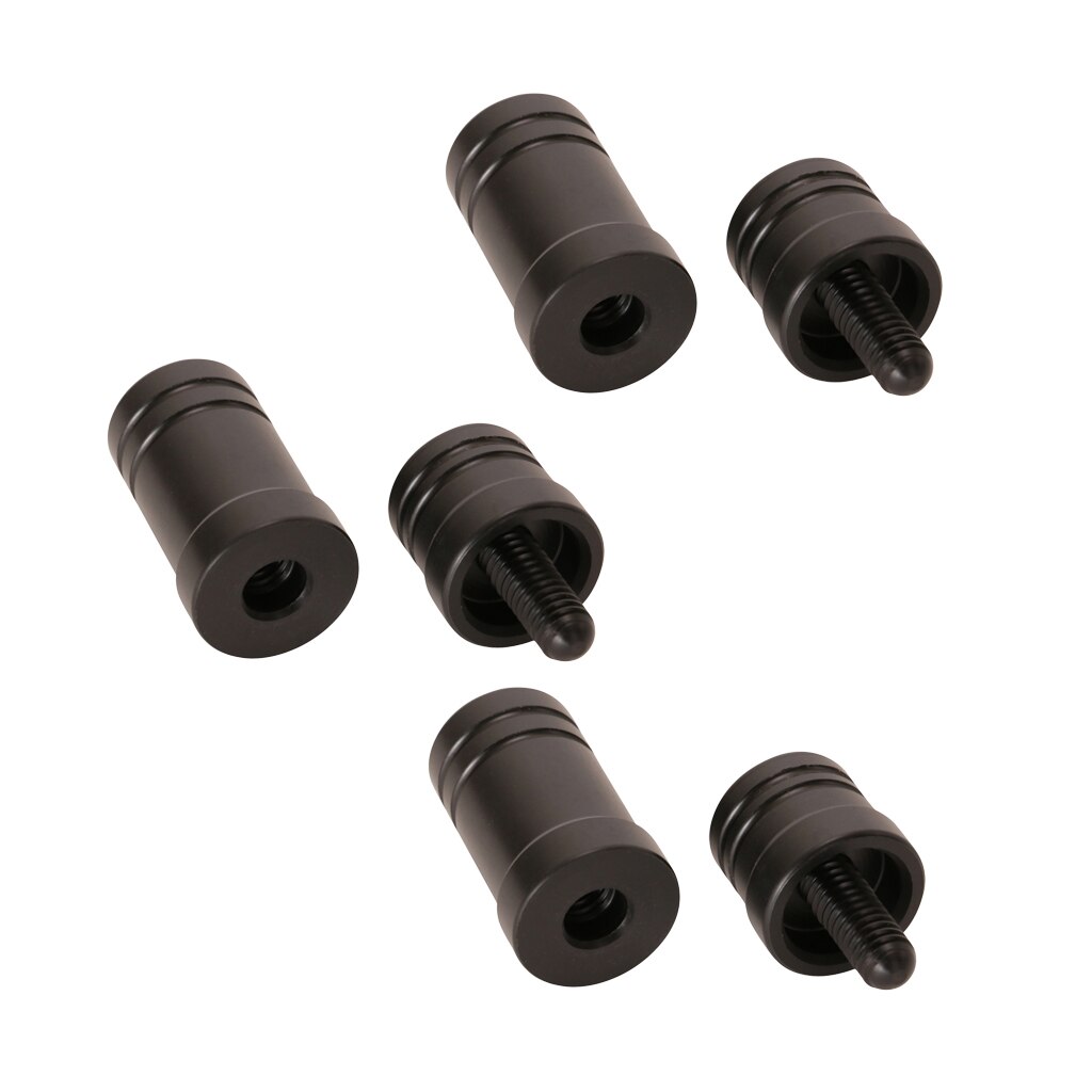 3 Sets 5/16 x 18 Joint Thread Protectors Caps Ends for Billiard Pool Cue Stick