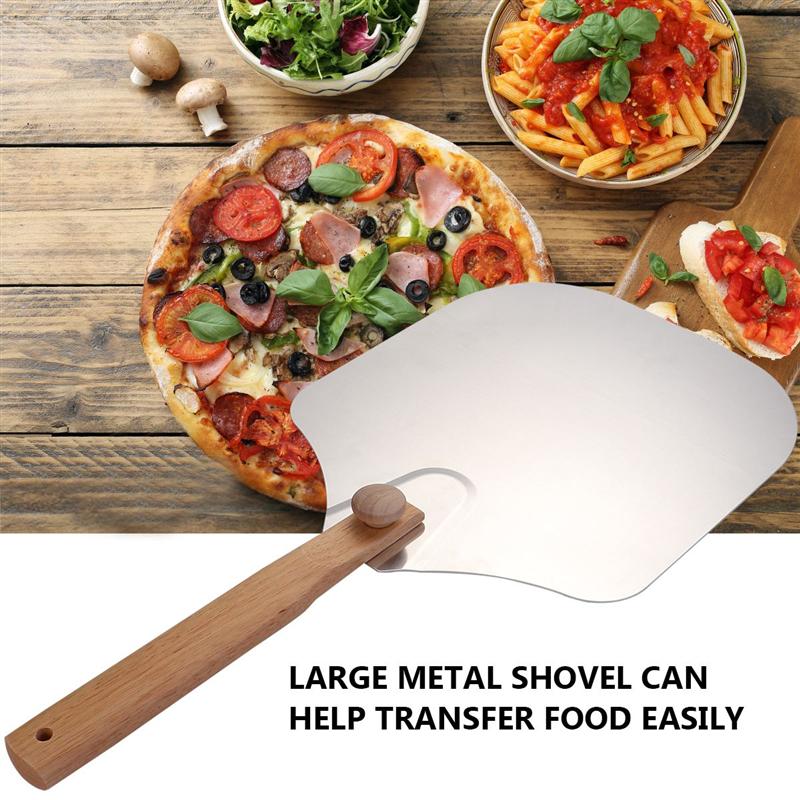Metalen Pizza Schop Praktische Duurzaam Thuis Taart Brood Pizza Transfer Schop