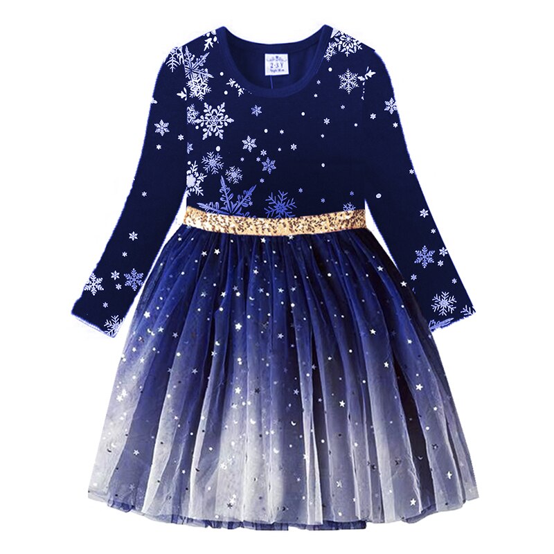 Vikita vestido infantil kinderen kerst prinsessenjurk meisjes galajurken kinderen verjaardagsfeestje jaar eenhoornjurken: Relh 4586 / 5