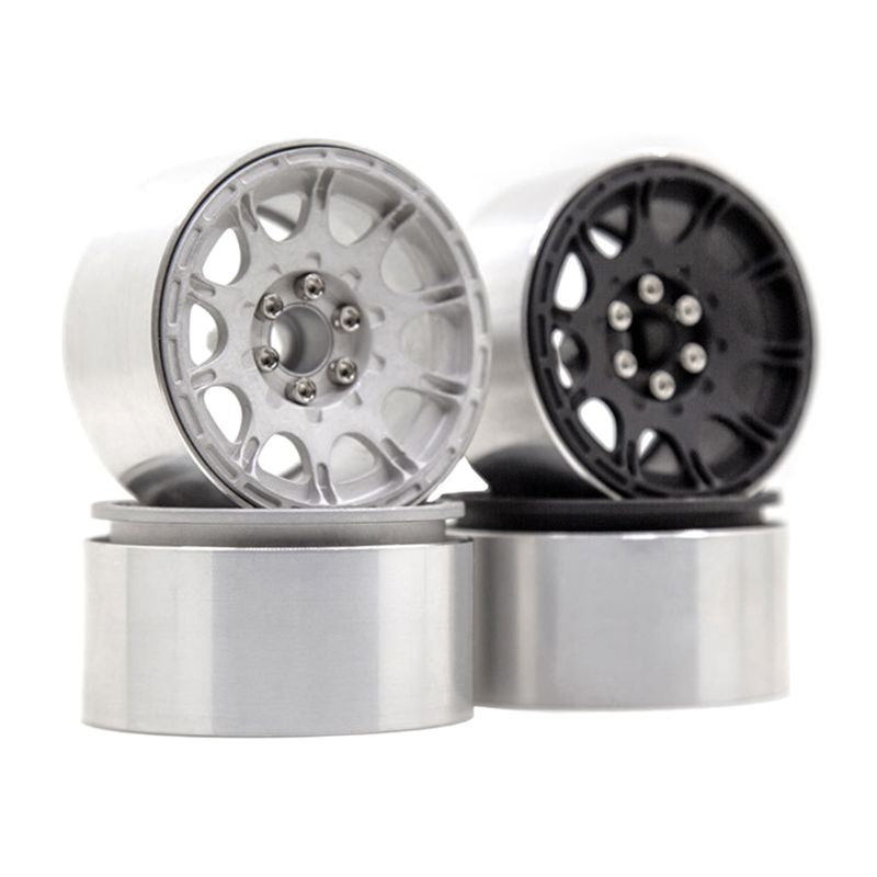 2.2 tommers metall beadlock hjulfelg til trx 4 90046 rr10 universell rc beltebil  p31b