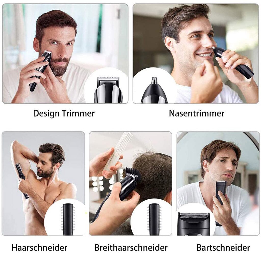 Hair Trimmer Rechargeable Electric Hair Clipper Men's Cordless Haircut Household Blade Electric Hair Clippers#G30