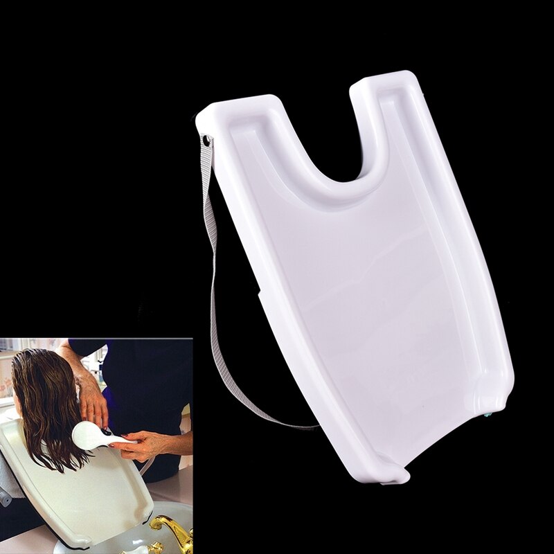 Bac de lavage à contre-courant gris bac de sécurité profilé facile à laver pour le traitement de Salon outil de coiffure lavage de cheveux Portable