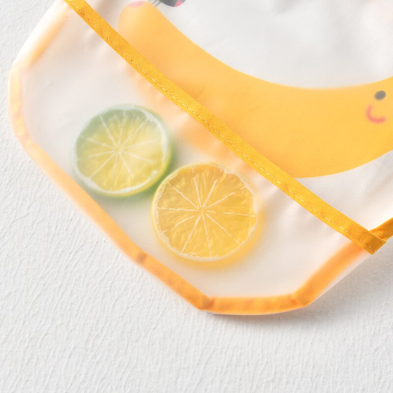Baby Bibs Cotton EVA Waterproof Lunch Feeding Bibs Baby Cartoon Feeding Burp Cloths Children Baby Apron Babador Bandana