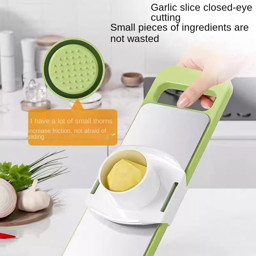Rallador de cocina multifuncional para el hogar, tablero triturado de zanahoria, cortador de verduras, triturador de patatas, artefacto rallador