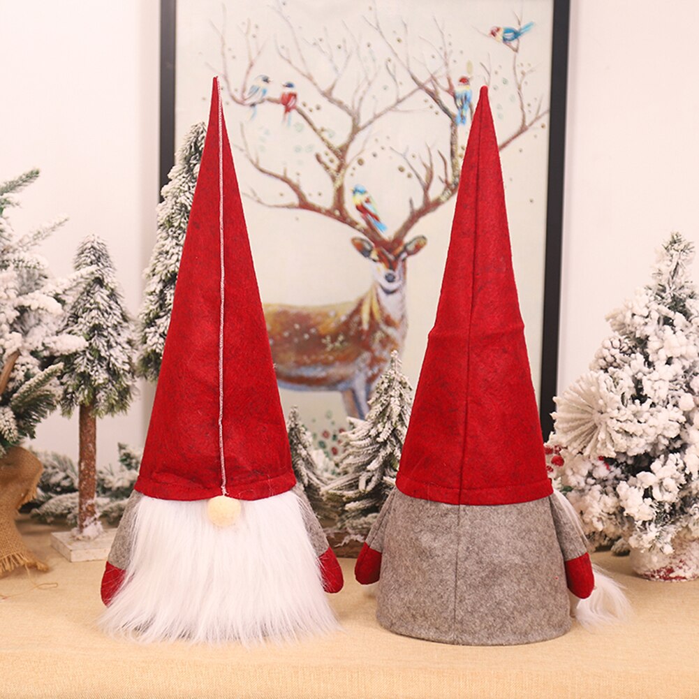 Kerst Decoraties Voor Thuis Kerst Niet-geweven Faceless Man Pop Die Ornamenten Schattige Pop Xmas Boom Grote Toppers
