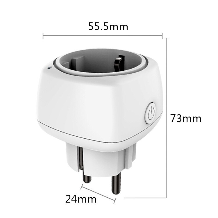 WiFi EU US Smart Plug 16A 100-240V Adapter Wireless Remote Voice Control Power Monitor Timer Socket For Google Home Alexa