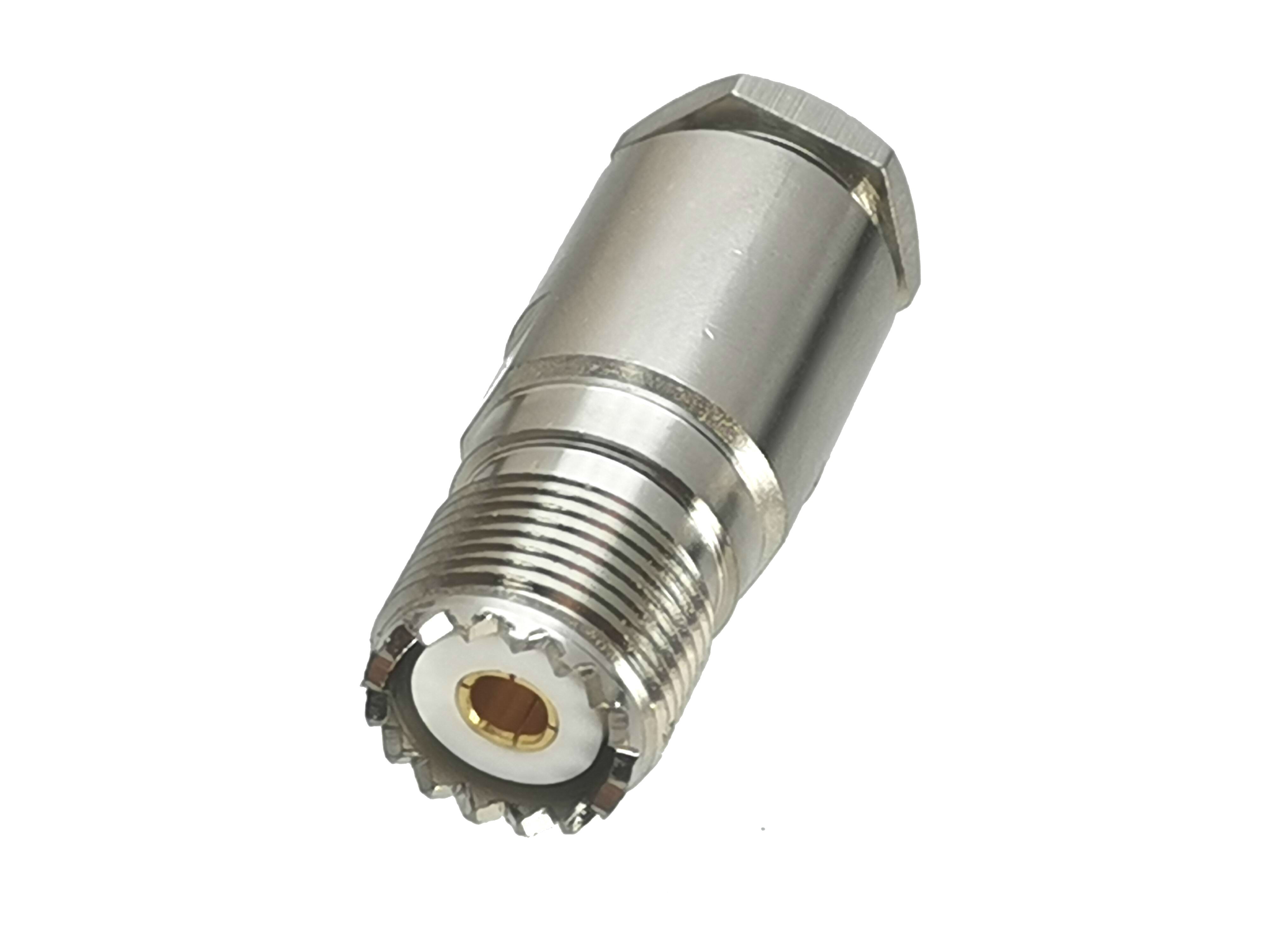 1 kpl uhf  so239 naaras jakkiliittimen puristin  rg8 lmr 400 7d- fb  rg213 kaapeli rf koaksiaali messinki suora
