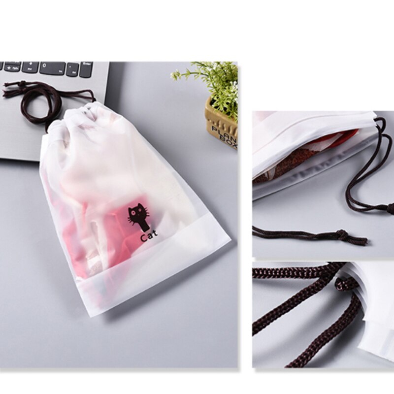 Frauen EVA Reisen Beutel Speicher Tragbare Kordelzug Kleidung Handtasche Wasserdicht machen-hoch Tasche