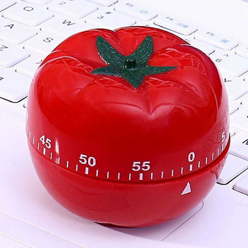 1-60Min 360 Degree Cute Indoor Kitchen Practical Tomato Mechanical Countdown Timer