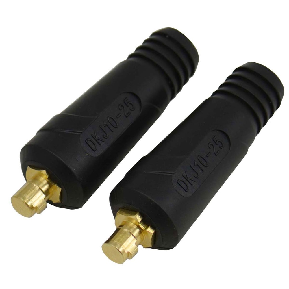 2 stuks Quick Fitting Kabel Connector-Plug 200Amp DKJ10-25 Lasmachine