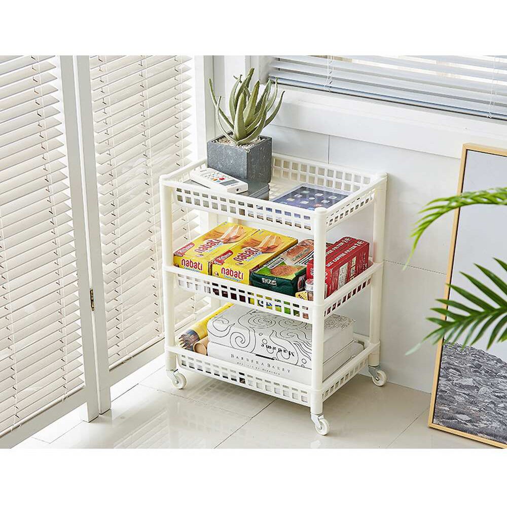 Detachable Plastic Durable Storage Rack Removable Storage Shelf Kitchen Bedroom Bathroom Makeup Living Room Storage Rack