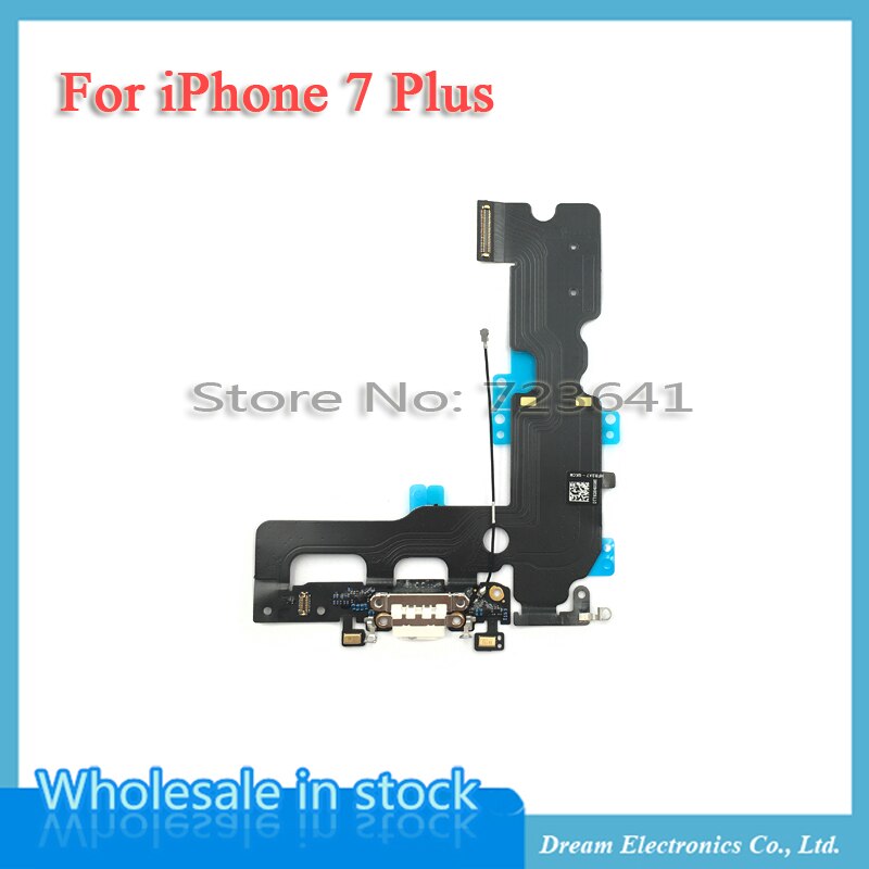 MXHOBIC 10 teile/los USB Lade Ladegerät Port Dock Connector Flex Kabel Für iPhone 7 7g Plus 7 p Audio mikrofon Ersatz