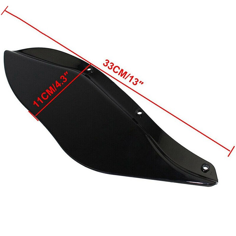 Parabrisas lateral ABS negro para Harley Touring FLHR FLHT FLHX 96-13