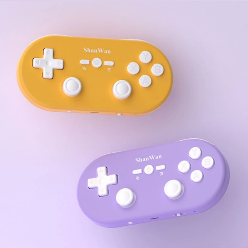 ShanWan-Mini manette de jeu sans fil Bluetooth Q37, micro contrôleur de jeu, Hall, double bascule, convient pour Android, IOS, PC, , 2025