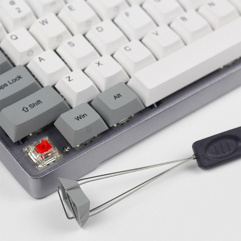 Toetsenbord Key Cap Puller Rvs Toetsenbord Removal Tool Remover met Handvat Voor Mechanische Toetsenbord Zwart