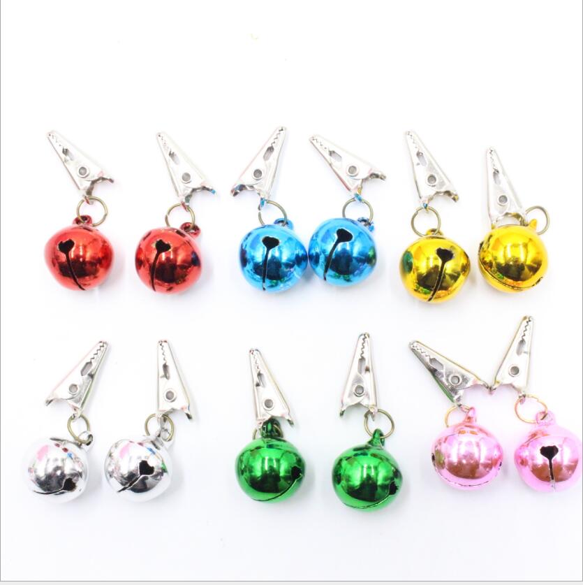 Perles d&#39;ampoule de noël de 12 pièces | Ornement de barbe coloré, Clip boule de noël, pendentif de barbe lumineux, boule de noël: C