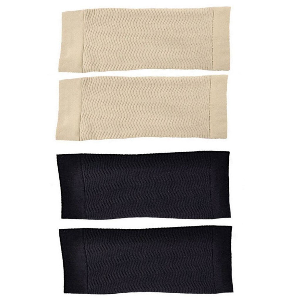 2 Pair Slimming Compression Arm Shaper Slimming Arm Belt Helps Tone Shape Upper Arms Sleeve Shape Taping Massage For Women: Default Title