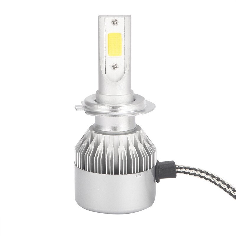 1 st mini bilstrålkastare glödlampa led  c6 h1 h3 h4 h7 9005 9006 36w 6500k 3800lm auto billjus styling ljus lampa glödlampa vitt ljus
