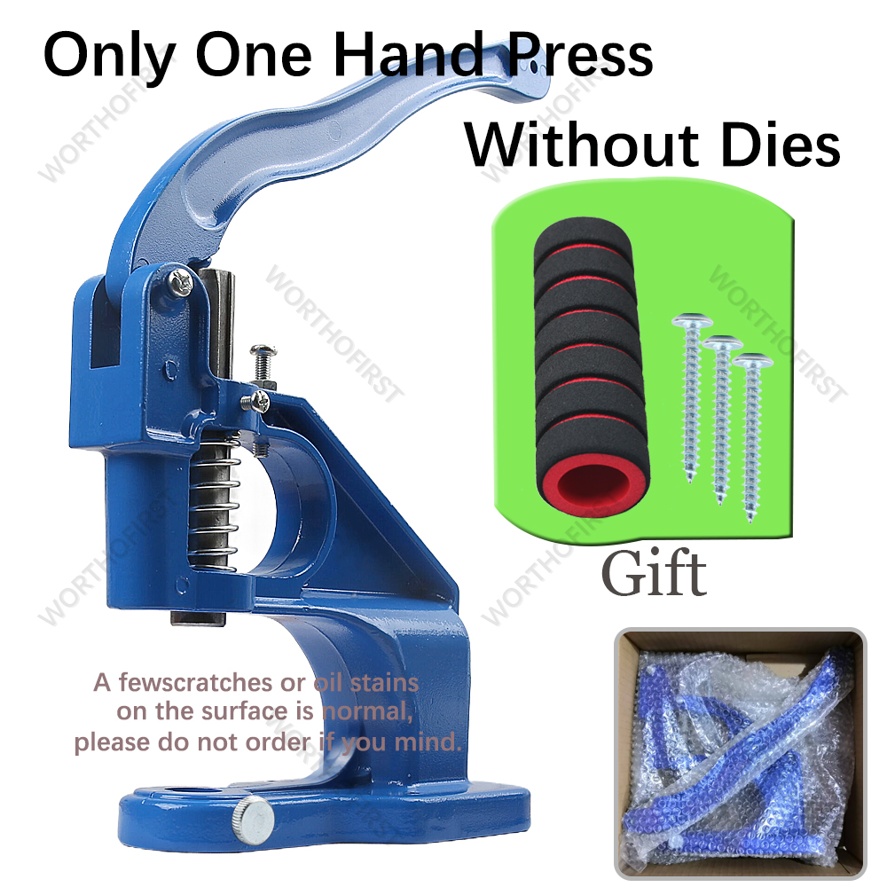 Aluminium handpons persmachine en stalen matrijzen voor drukknopen oogje doorvoertule parel klinknagel jeans knop mal naaien accessoire