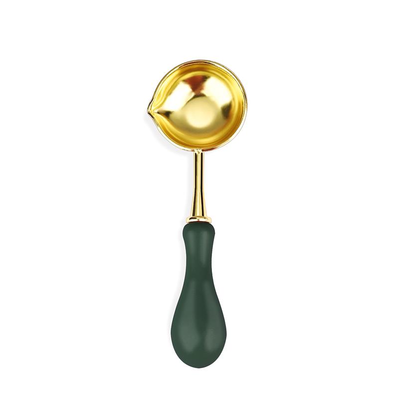 Cuchara de cera de sellado para sellar cera, mango de madera Retro, horno de cera de sellado, olla para estufa, artesanía decorativa, , sello de cera, cera SB002: Mezcla de color