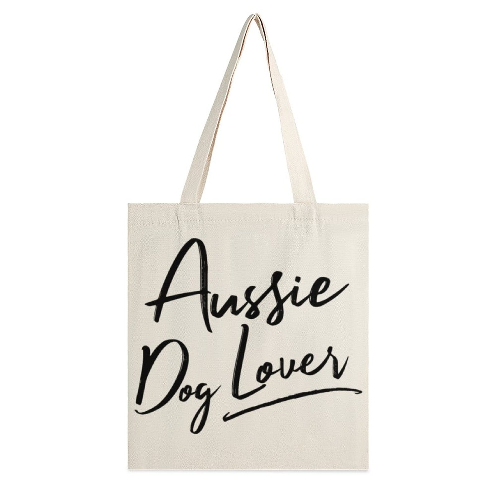 Auusie Hond Lover Black Tote Bag Wit Handtassen Grote Capaciteit School Boeken: Default Title