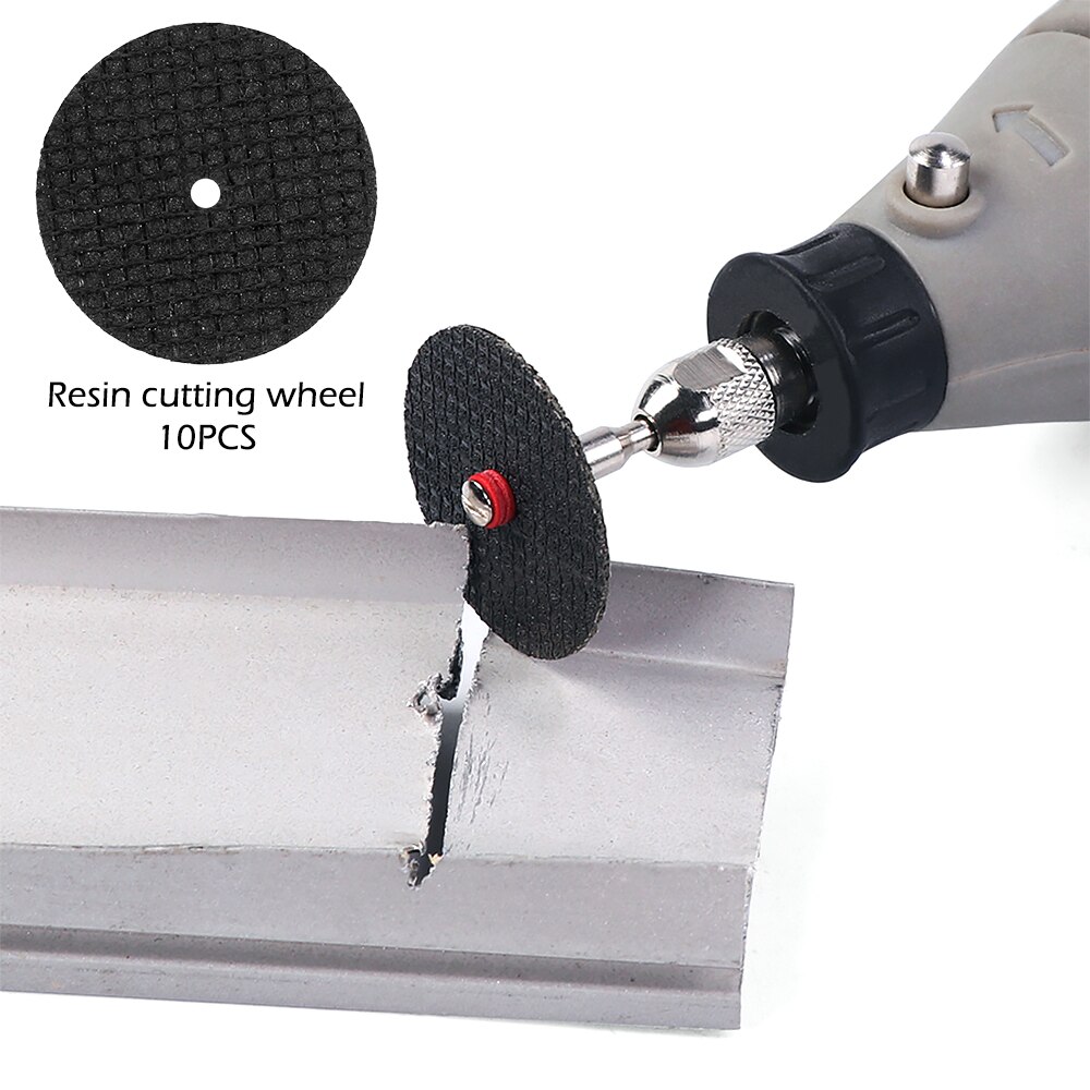 60 Stuks Diamantdoorslijpschijven Metalen Zaagblad Set Hss Mini Cirkelzaag Blade Voor Dremel Rotary Gereedschap Hars Cut-Off Wielen Diamant
