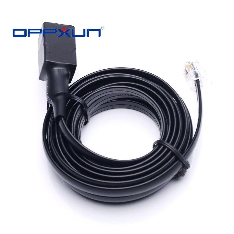 OPPXUN-cables de extensión de micrófono de mano, separación extraíble de 6 pines, 3m/9.8ft, para Radio Yaesu FT7800, FT7900, FT8800, FT8900