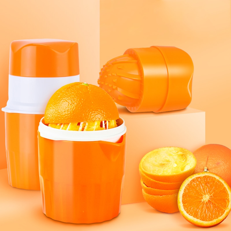 300Ml Draagbare Handmatige Juicer Cup Voor Citrus Oranje Citroen Fruit Knijper 100% Originele Sap Kind Gezonde Drank Machine