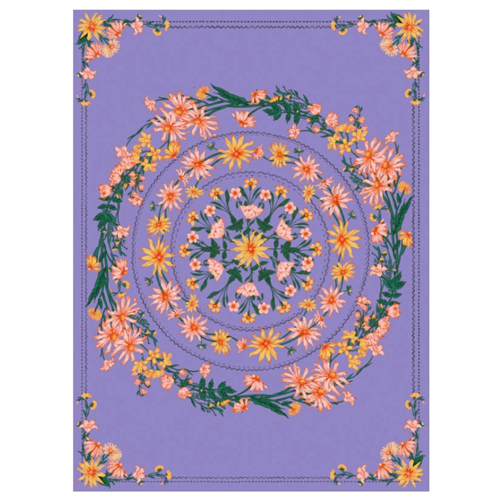 Mandala Tapestry Wall Hanging Plant Printing Psychedelic Tapestry Boho Style Decoration Living Room Bedroom Tapestry: C / 1500 MMX1500 MM