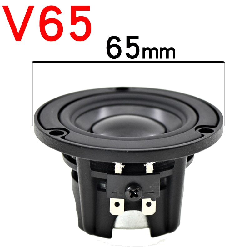 Hifibricolage bassin en aluminium Hi-Fi 2 3 3.5 pouces 65mm unité de haut-parleur haute fréquence 4OHM 20W haut-parleur de basse Alto V65/85/95mm