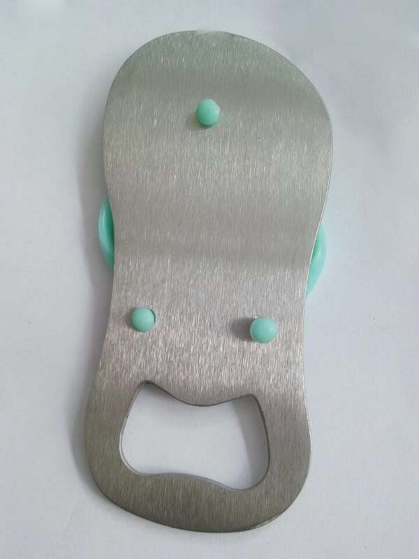 Chanclas de playa sacacorchos abridor de botellas favores de la boda de la ducha nupcial de llavero de zapatos abrelatas de cerveza de #2
