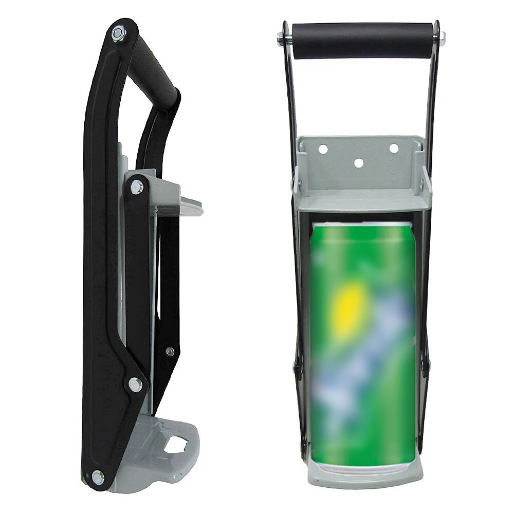 Large Can Recycling Machine Jar Crusher Wall-Mounted Press Beer Bottle Bar Opener Soda Beer Cola Recycling Tool Kitchen